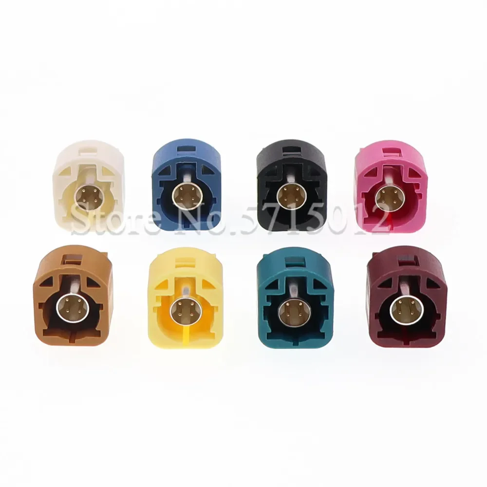 LVDS 4 Hole Automotive Camera Connectors Car  Audio Socket Universal Auto Fakra Plug