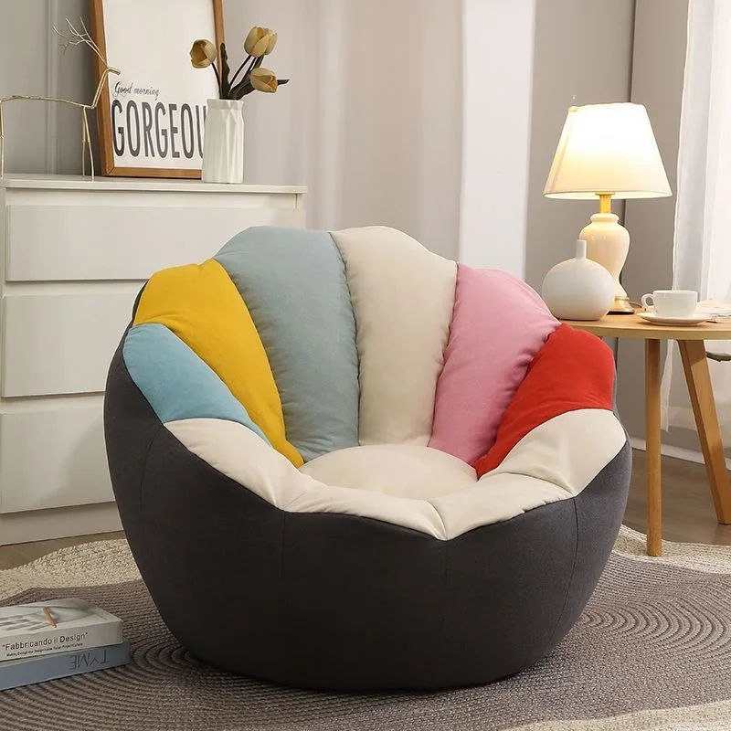 

Lazy sofa chair living room small apartment reclining single backrest stool bedroom room