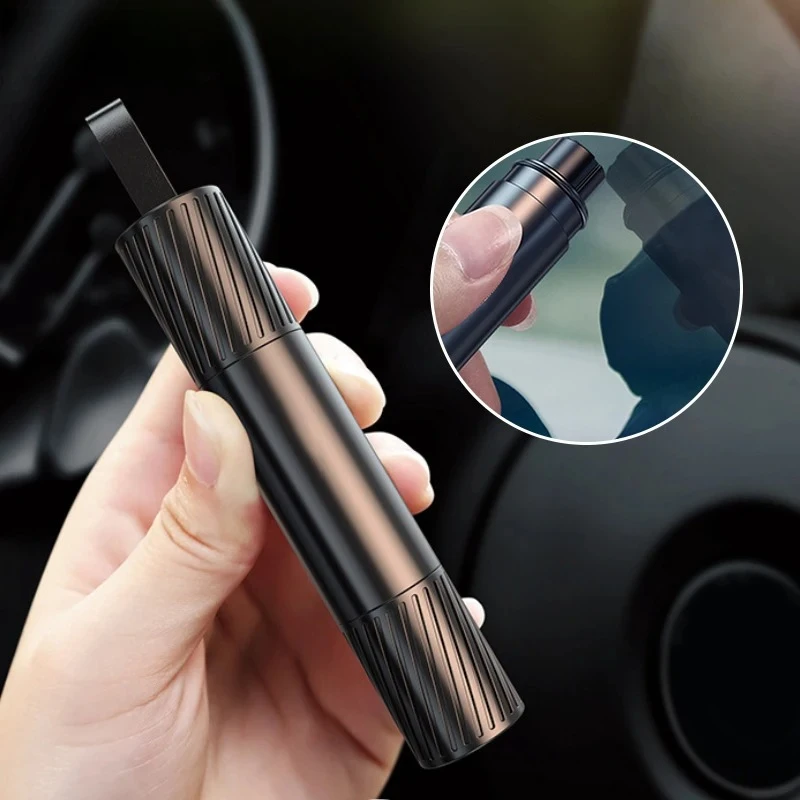 

2026 New 2-in-1 Mini Car Safety Hammer Multifunctional Car Glass Window Breaker Escape Rescue Tool With Seat Belt Cutting Tool