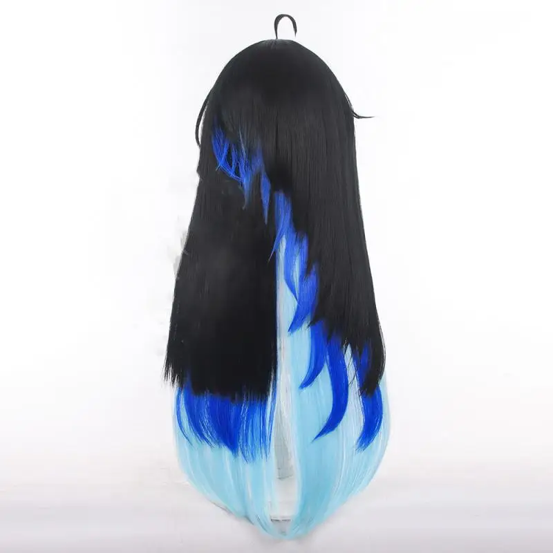 Anime Wuthering Waves Yangyang Cosplay Perücken Kostüme Kopfbedeckung 80cm Lange Simulierte Kopfhaut Dicke Gemischte Voluminöse Langhaar-Perücken – Detail 5