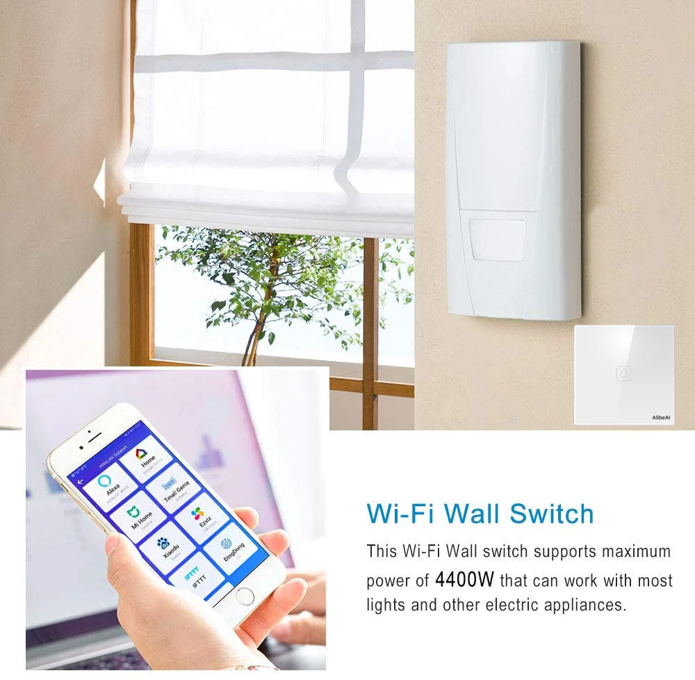 20A EU eWeLink Wifi Zigbee Boiler Smart Switch interruttori scaldabagno, telecomando vocale Touch Panel Timer funziona alexa google