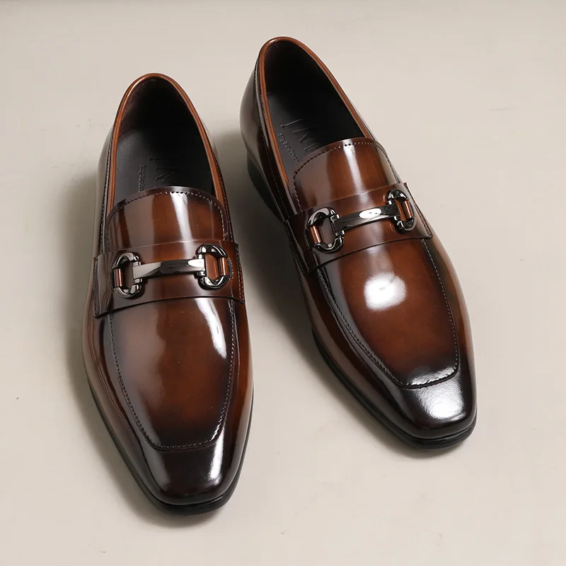 

Mens Shoes British New Men Shoes Business Casual Loafers Leather Shoes Men