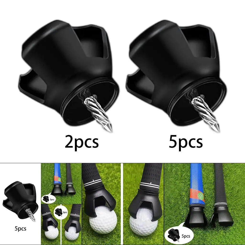 3-Prong Golf Ball Retriever Claw Sucker Set Pick up Golf Gift for Men for Outdoor Sports Golf Ball Pick up Putter Grip Women