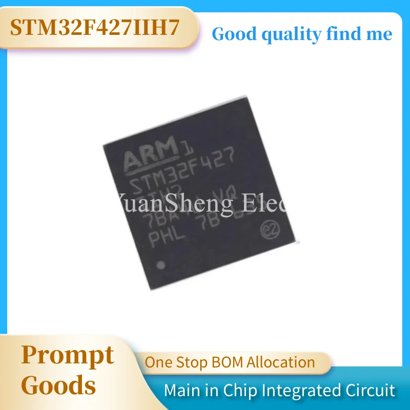 1PCS 32-bit STM32F427IGH6 STM32F427IIH6 BGA176 STM32F427IIH7 STM32F427IGT6 LQFP176 STM32F427I Electronic Components