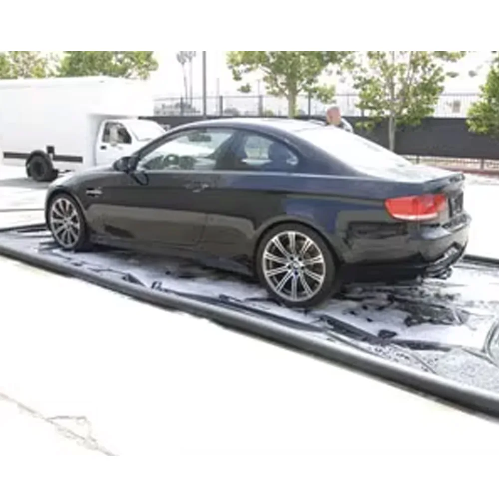 

Commercial Machine Customized Water Containment Mat Pvc Portable Inflatable Car Wash Mats