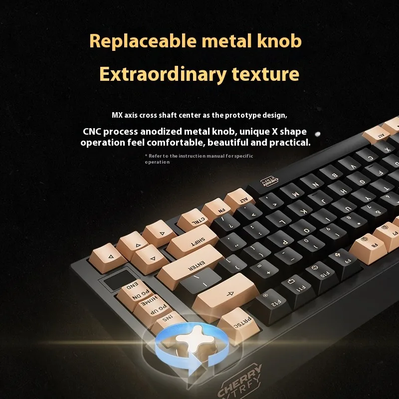 CHERRY XTRFY PIXIU75 Gaming Toetsenbord Pakking Mount Tri-Mode MX2A Rode Schakelaar Hot-Swappable PBT Keycaps RGB voor Gaming Office mac