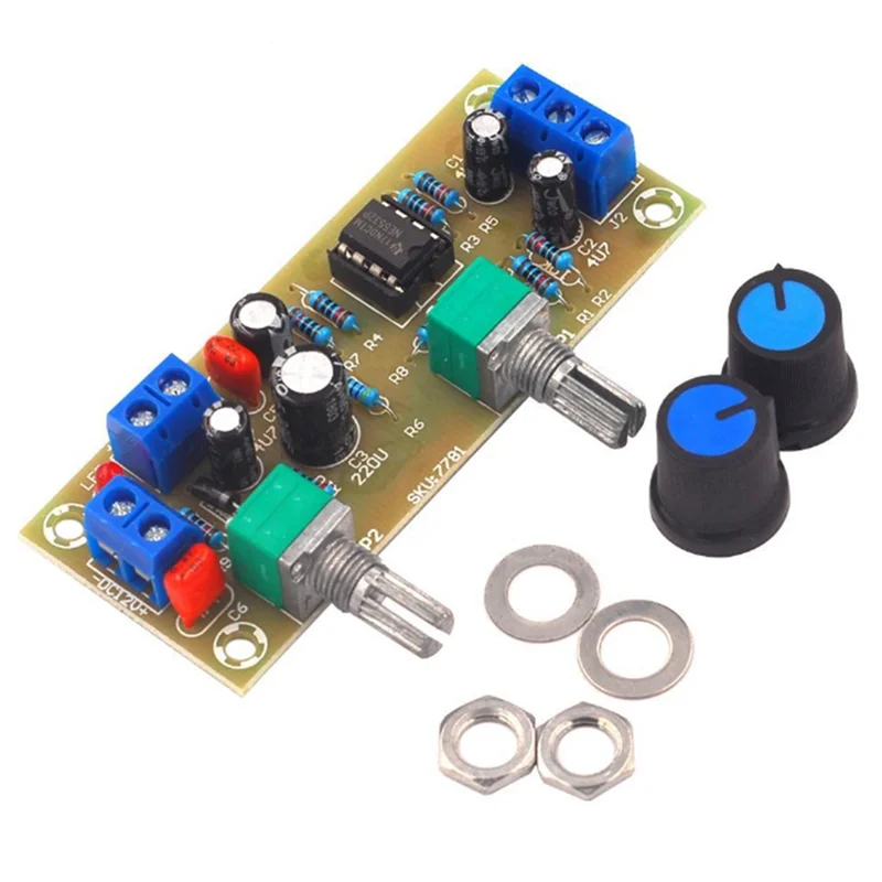 A29F-Frequency Filter Plate For DIY Kit Subwoofer Amplifier Preamp Board DC 10-24V Single Power Supply Filter Board