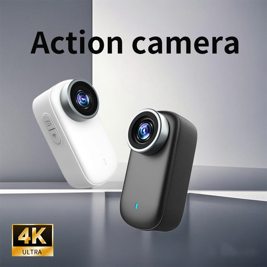 

4K pixel cat and dog pet camera, mini thumb camera, outdoor bicycle camera, motorcycle wide-angle camera, portable helmet camera