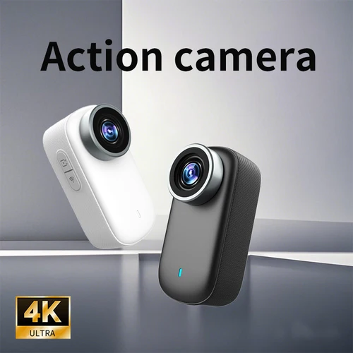 Cámara para mascotas con diseño de gato y perro de píxeles 4K, mini cámara con pulgar, cámara para bicicleta al aire libre, cámara gran angular para motocicleta, cámara portátil para casco