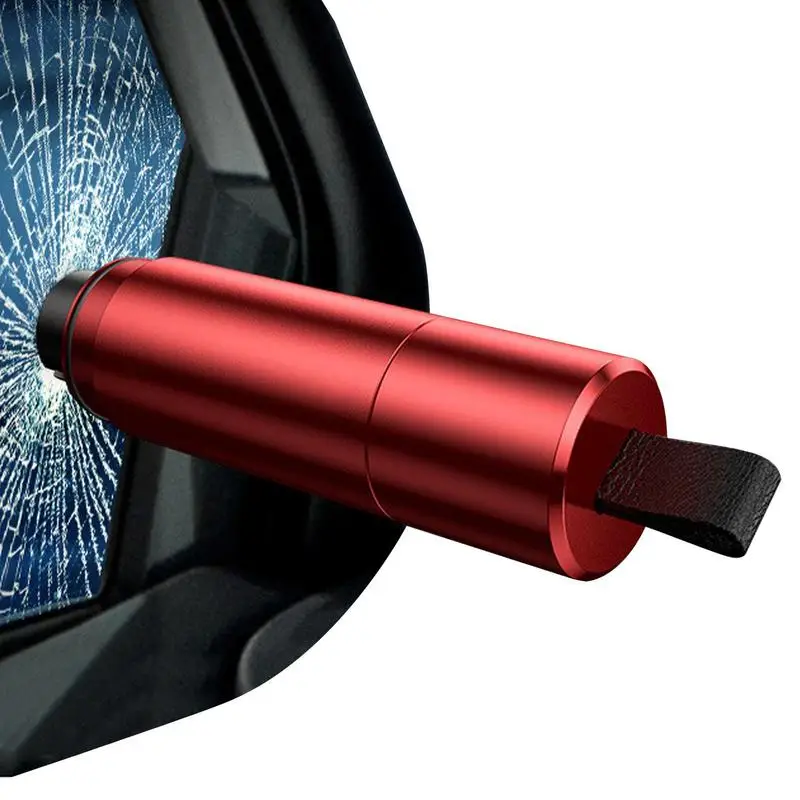 

Car Safety Hammer Auto Emergency Glass Window Breaker Seat Belt Cutter Life Saving Escape Emergency Tool Aluminum Alloy Hammer