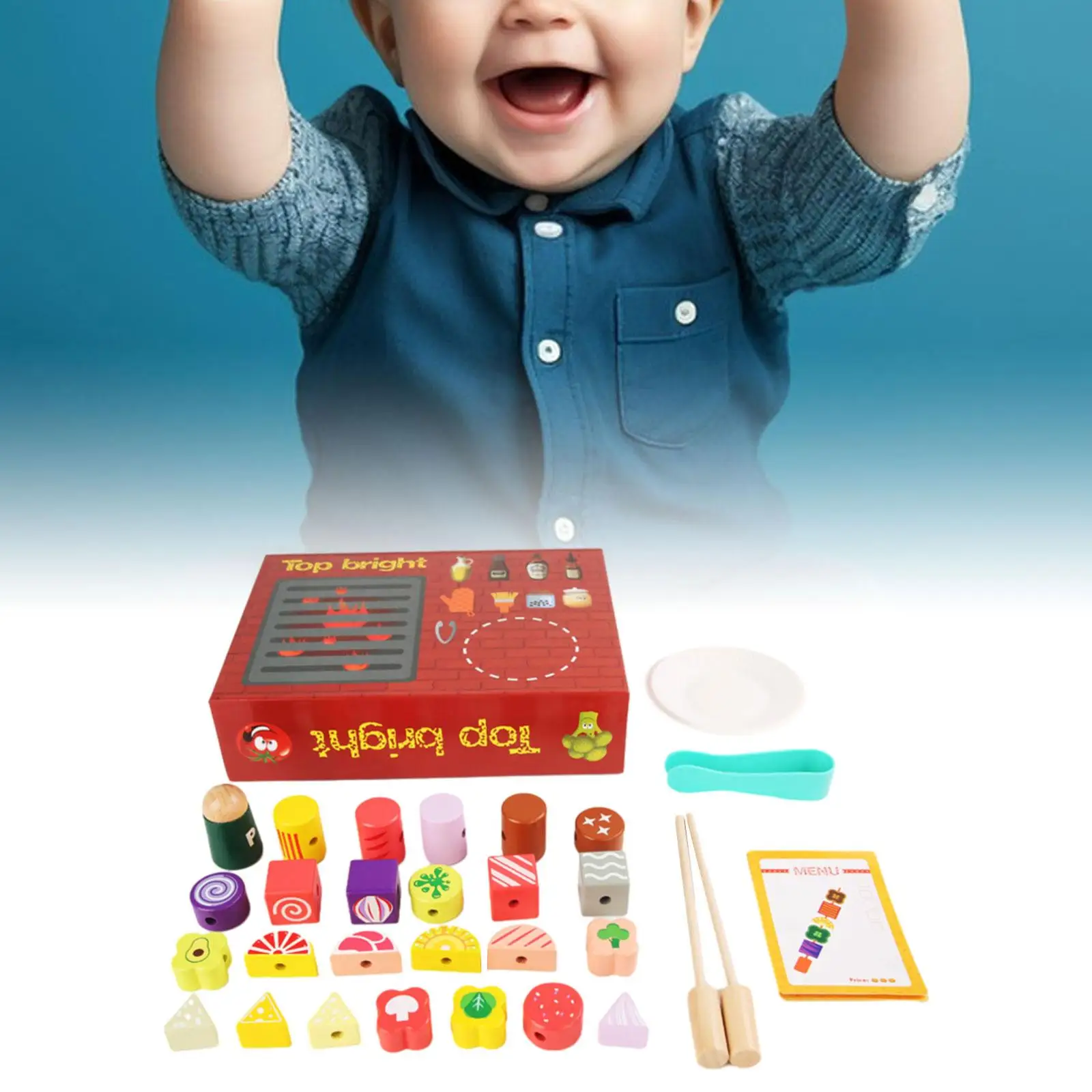 Ensemble de jouets de cuisine pour enfants, barbecue coule, jouets alimentaires pour enfants, cadeaux préscolaires, 3 ans, 4 ans, 5 ans, 6 ans, 7 ans