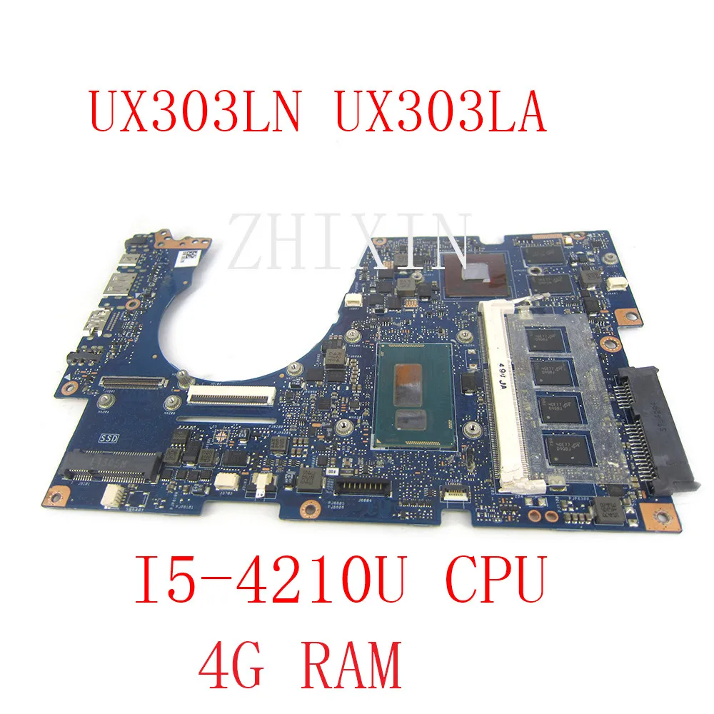 

yourui for ASUS UX303LN UX303LB UX303LA UX303L Laptop Motherboard i5-4200U CPU GT840M GPU UX303LN Mainboard full test