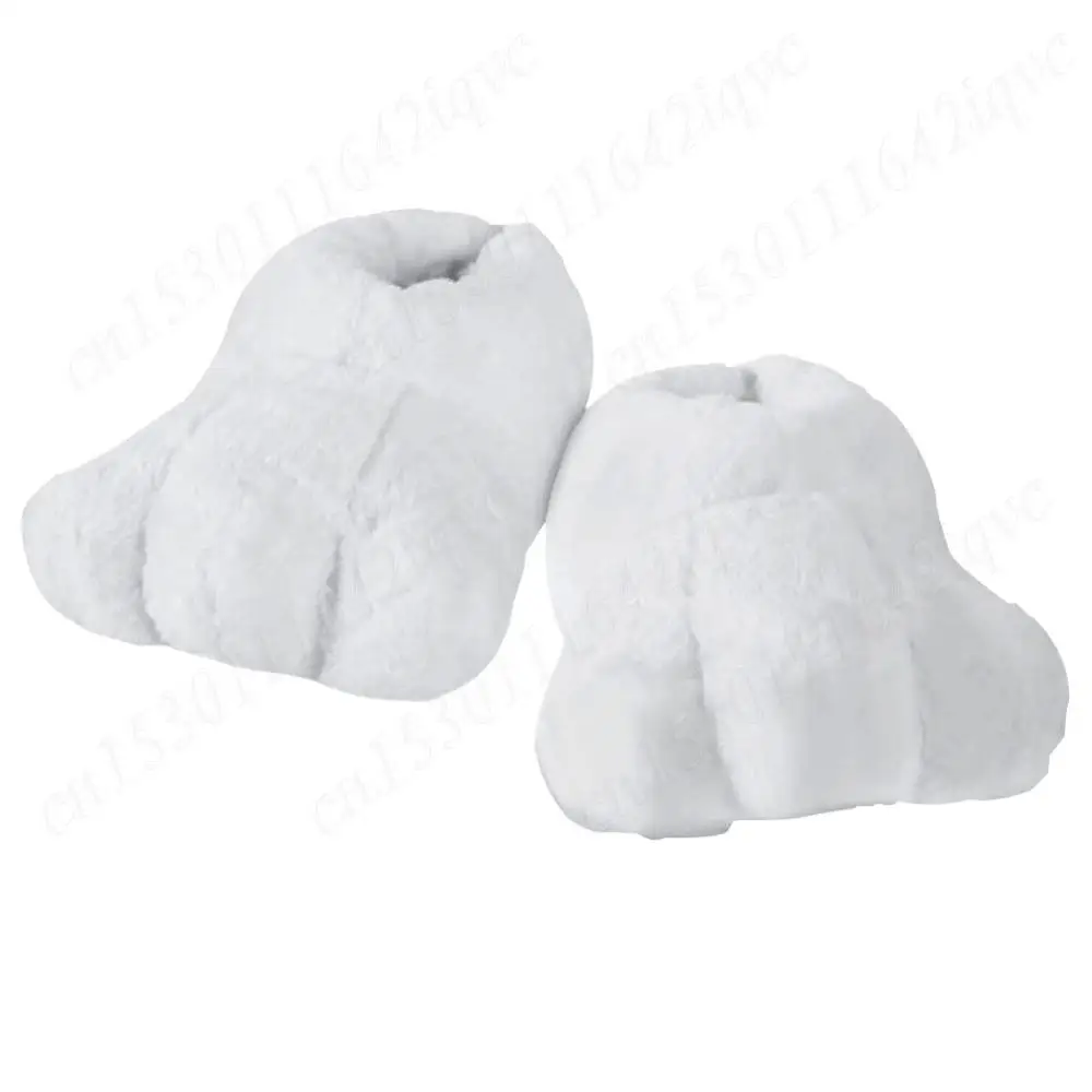 

Большие тапочки с кроликом, противоскользящие туфли с кроликом для взрослых на Хэллоуин, обувь с забавными кроликами и когтями, удобная обувь для пасхального косплея