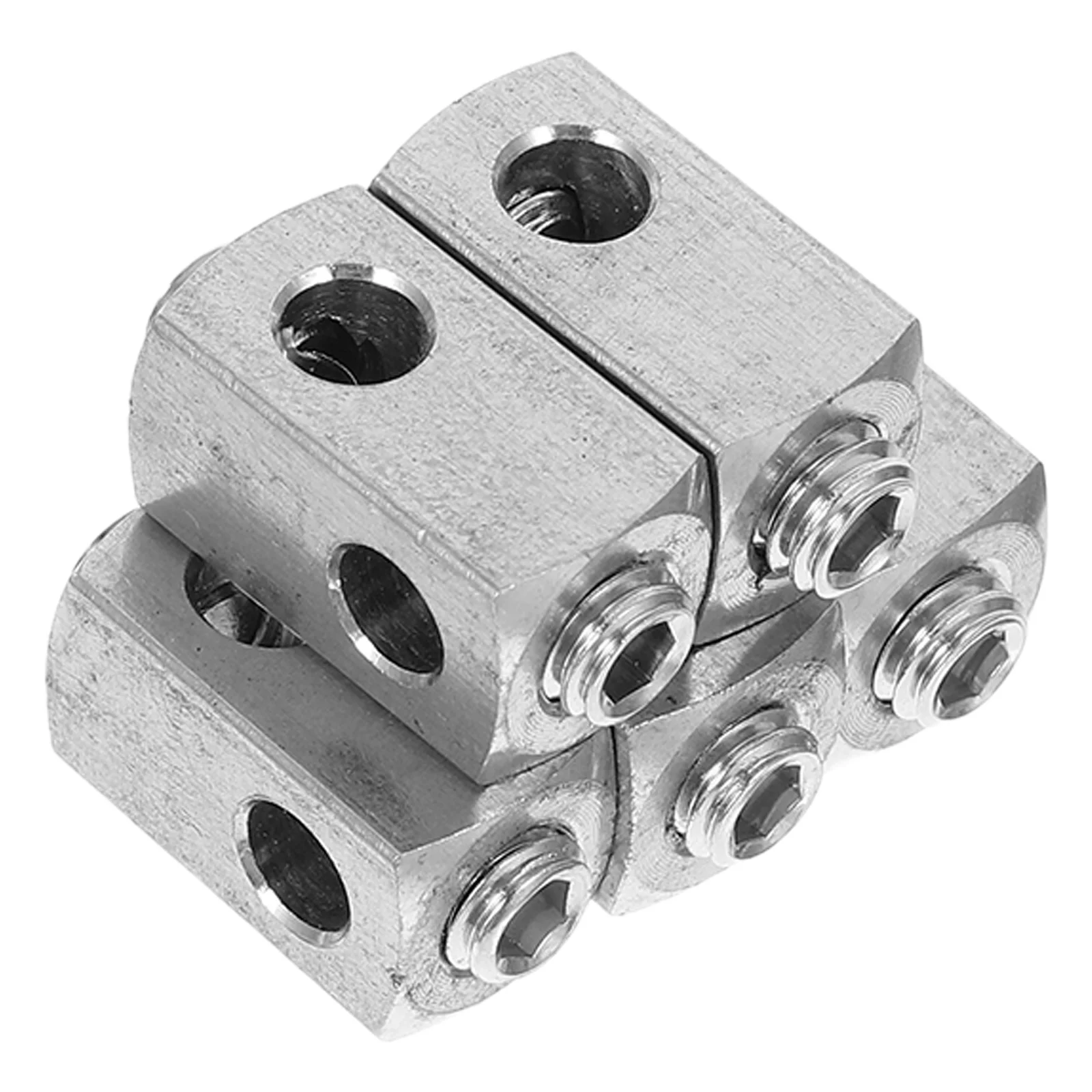 

5Pcs Stainless Steel Rope Clamp Heavy Duty Cross Cable Wire Fastener for Railing Trellis Wall Grid Outdoor Use