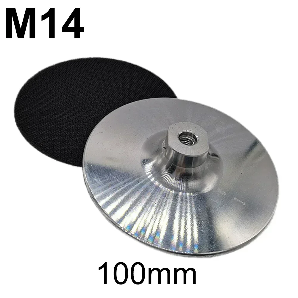 1pc 4inch 5inch Aluminum Polishing Pad M10 M5/8-11 Thread Angle Grinder Backer Holder Pad For Angle Grinder Backer Holder