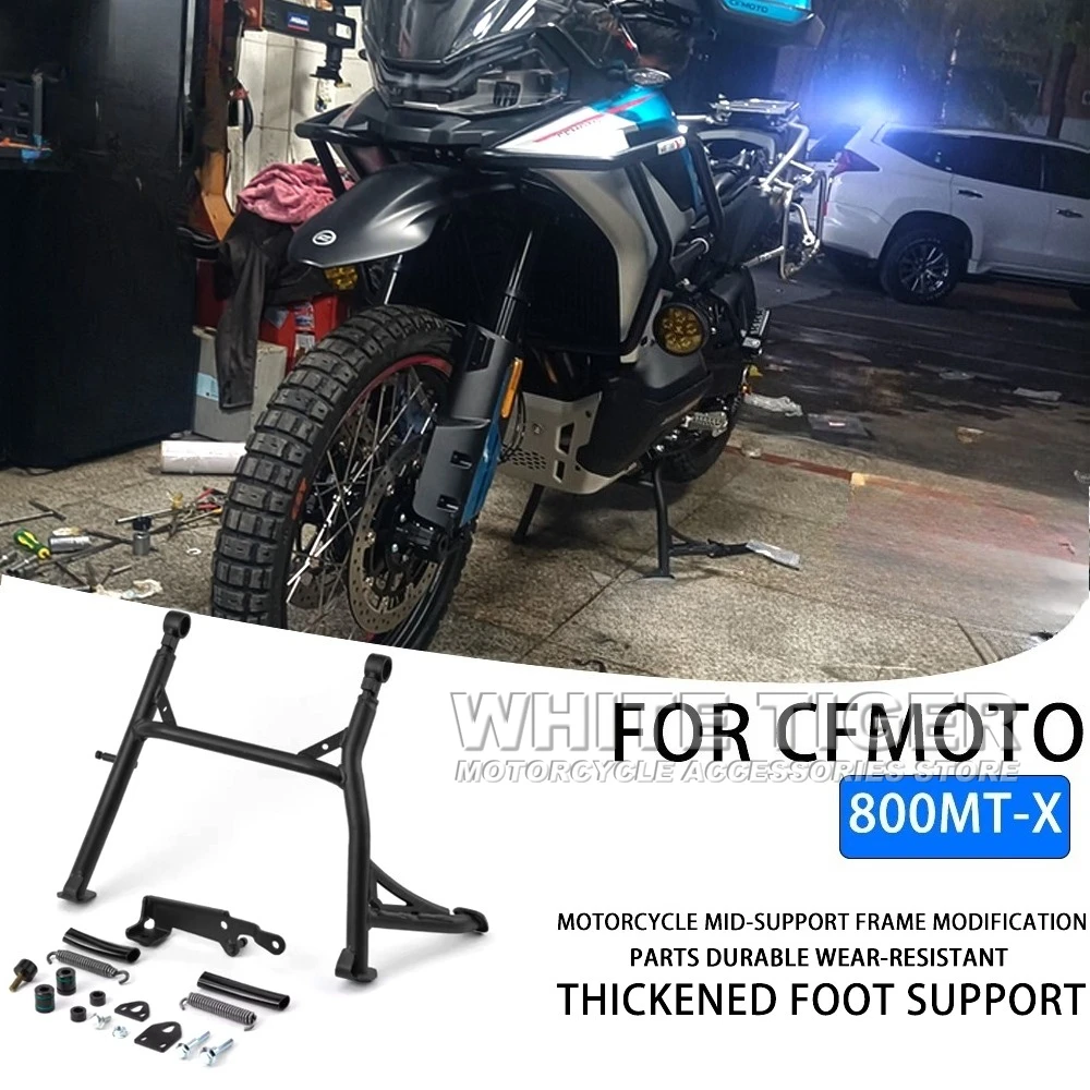 

Motorcycle Mid-support Frame Modification Parts Durable Wear-resistant Thickened Foot Support FOR CFMOTO 800MTX 800MT-X