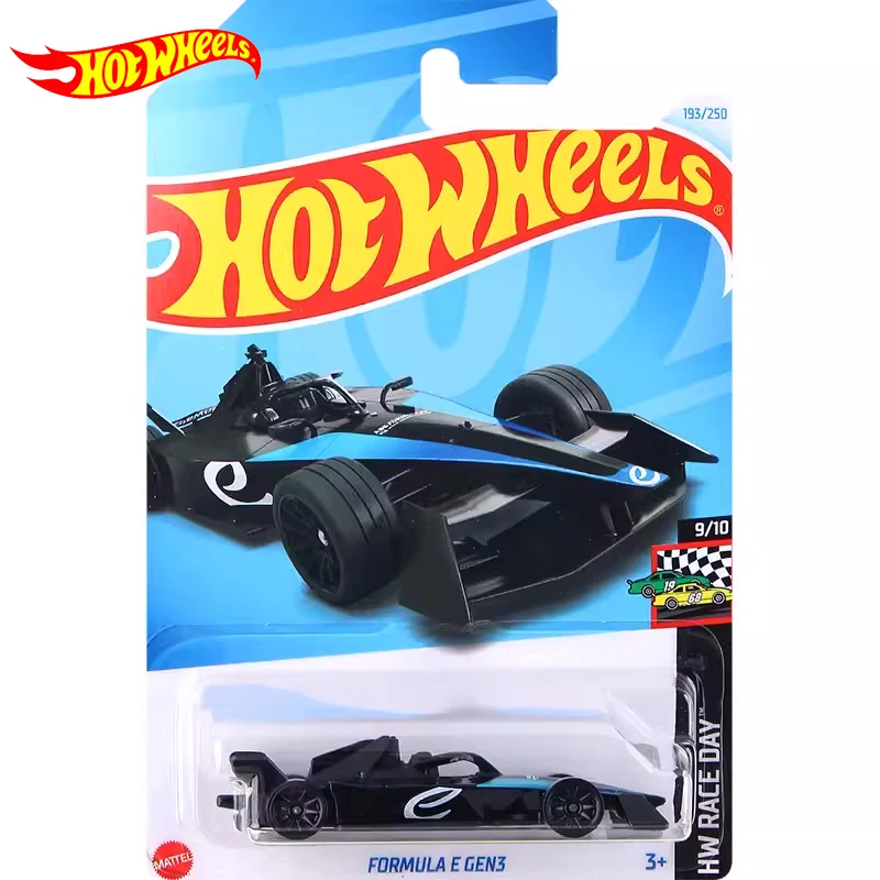 24L Original Hot Wheels Car Formula E Gen3 Toys for Boy Scale 1/64 Diecast Vehicle Metal Model HW Race Day Collect Birthday Gift