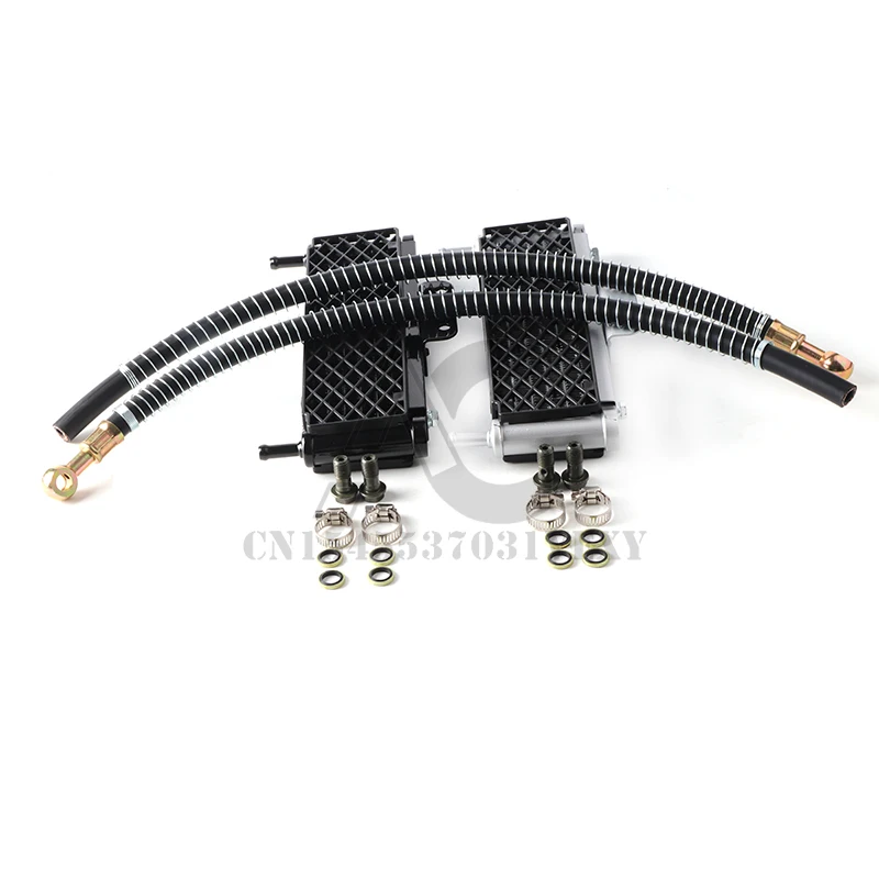 Radiador de aceite Universal para motocicleta, Kit de enfriador de agua para Kawasaki, Honda, Suzuki, motor Minimoto, Pit Dirt Bike
