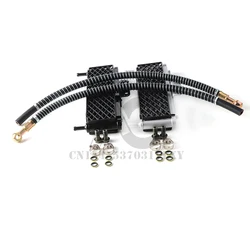 Motorcycle Oil Radiator Water Cooler Kit Universal for Kawasaki Honda Suzuki Engine Minimoto Pit Dirt Bike Motorcycle Oil Cooler