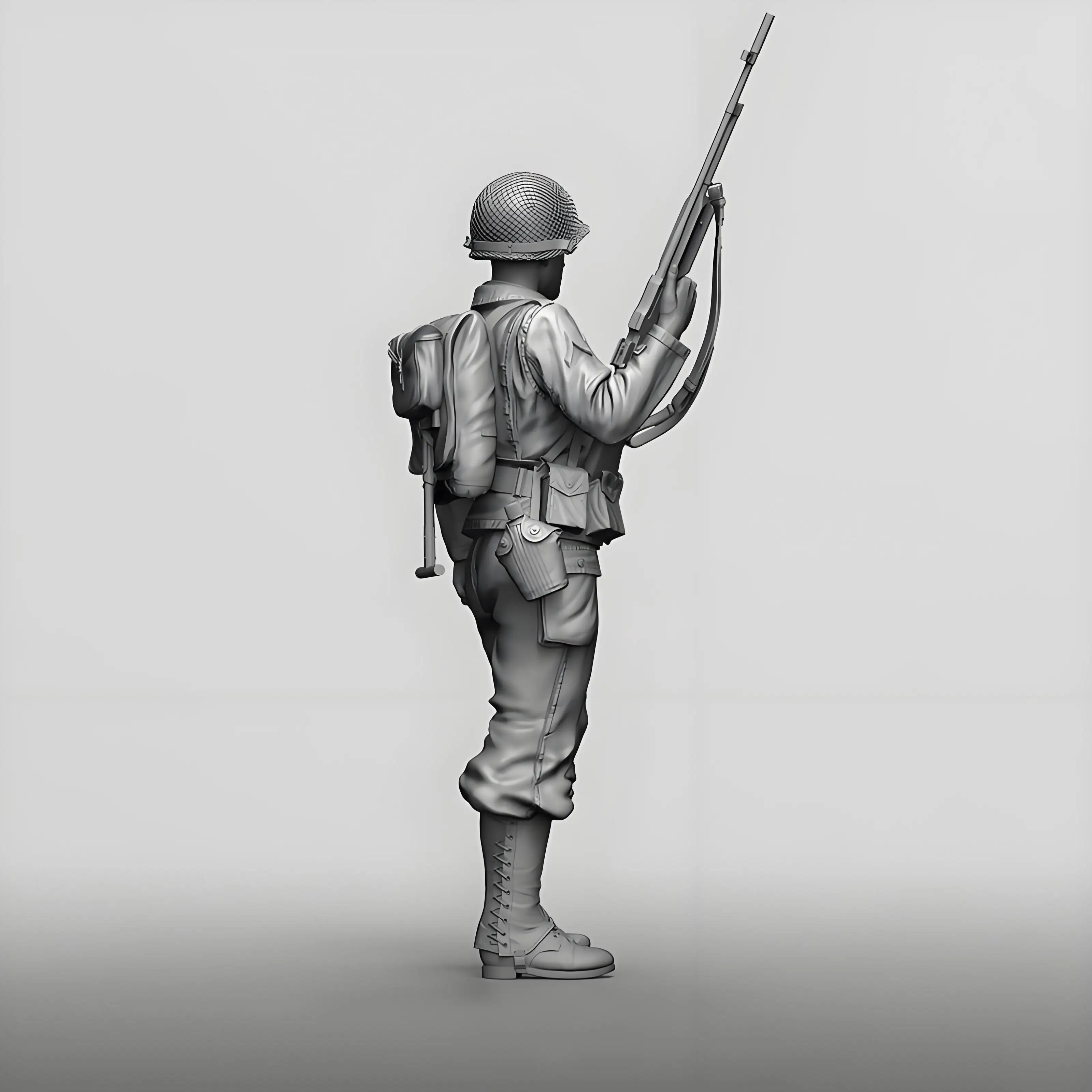 1/16 figura de ação do soldado do artilheiro da segunda guerra mundial gk modelo de resina figura soldado temas militares em estoque sem pintura