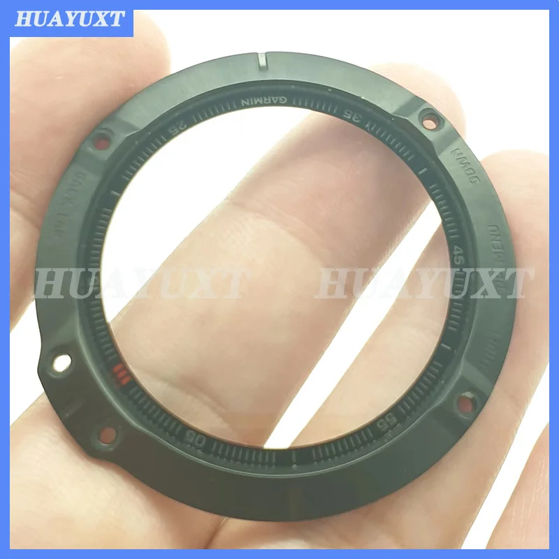 Original For Garmin Fenix 6 Pro Frame + Cover Glass Replacement Repair Parts