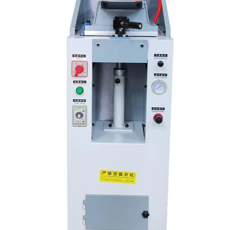 

Pneumatic pressing machine Sneaker outsole repair and sole replacement compression setting soling machine