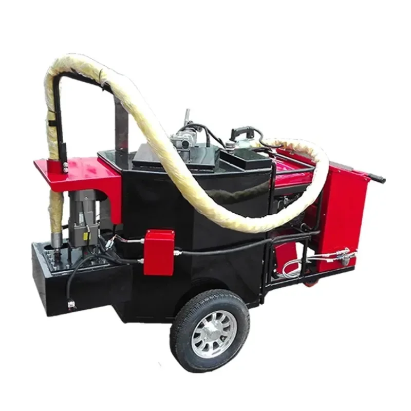 Smooth Discharge Cement Pavement Road Crack Heating Best Selling Concrete Joint Sealing Machine Road Crack Filling Machine