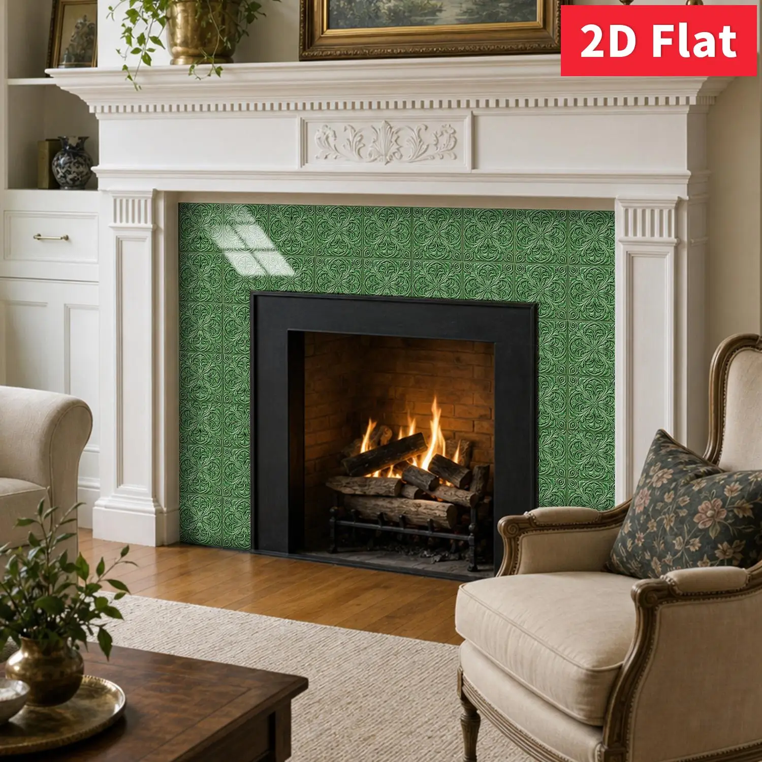 Thickened 6 Inch Decorative Wall Stickers Removable Crystal Film Tile Decals for Living Room Backsplash 8/16/32/64Pcs