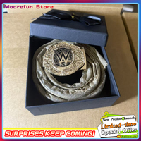 WWE 1/1 Boxing Championship Belt Anime Figure Characters Occupation Boxing Match Belt Action Figure Collectible Souvenirs Toys
