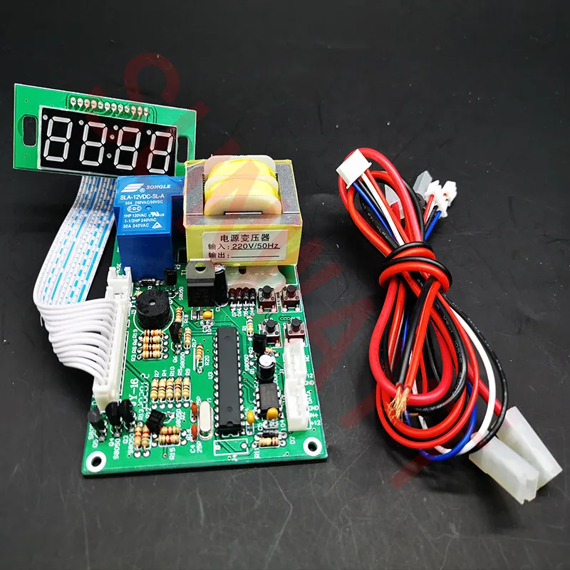 110V/220V JY-16 Timer PCB Board with 6 Coin CPU Multi coin acceptor for Coin operated timer box