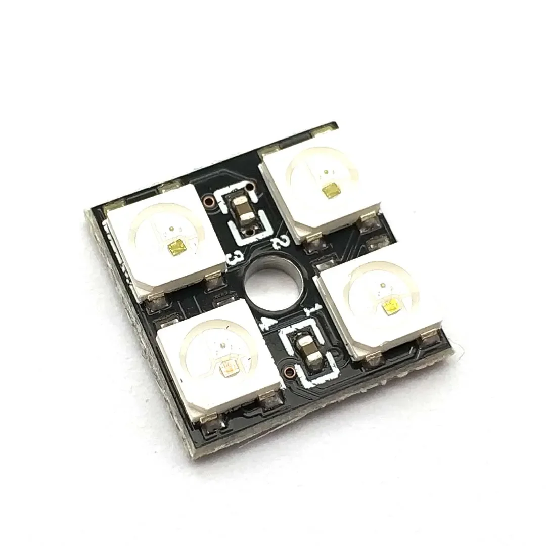 WS2812 5V 5050 RGB LED Lamp Panel Board 4-Bit LED Development Board