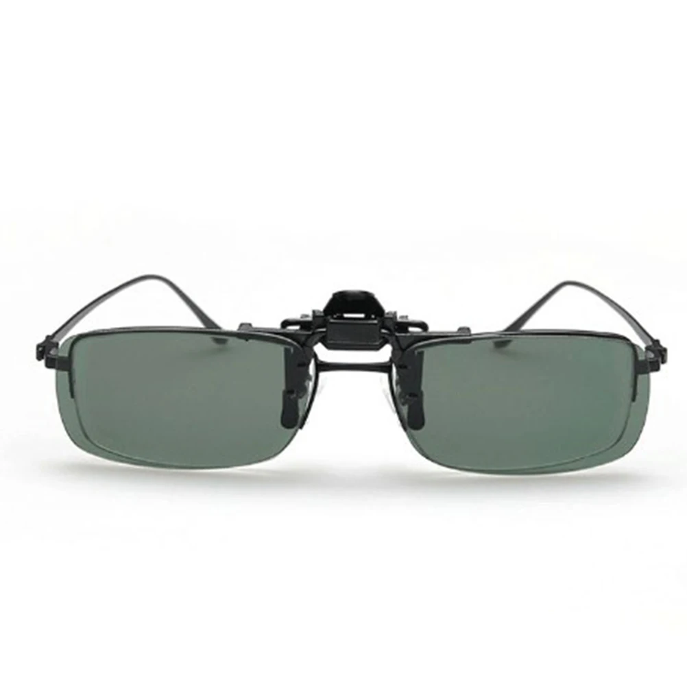 

Gray Slice Clip-on Polarized Sunglasses Ultra Lightweight Scratch Resistant Lens Metal Plastic Frames Driving Outdoor Men