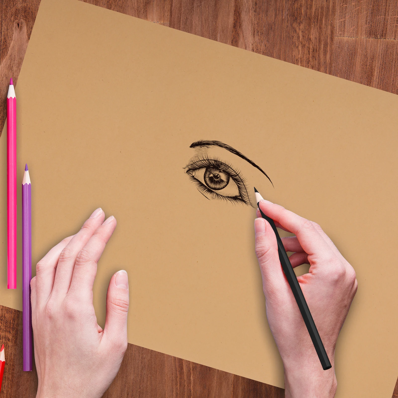 

50 Pcs Cardboard Stock Paper for Painting Handmade Crafts Brown Business Cardstock Sheets Thick Kraft Paper Pack