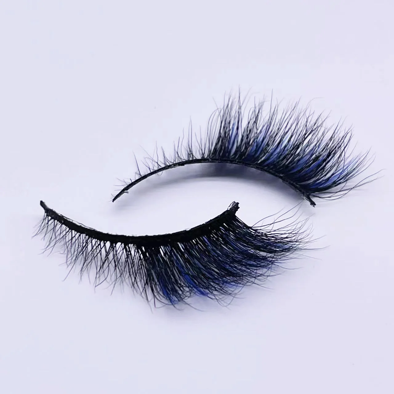 2022 New 3D Mink Eyelashes Colorful 100% Mink Lashes Gradient color Natural Wispy False Eyelashes Fluffy Soft Cilias Vendor