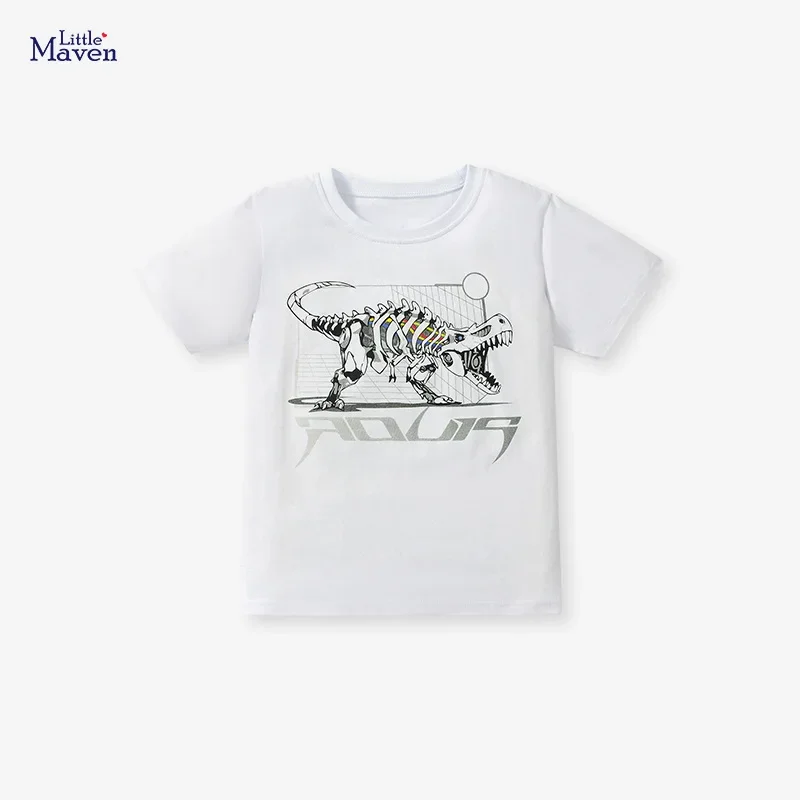 Summer trendy clothing, children's short sleeved T-shirts, pure cotton sports and casual children's clothing