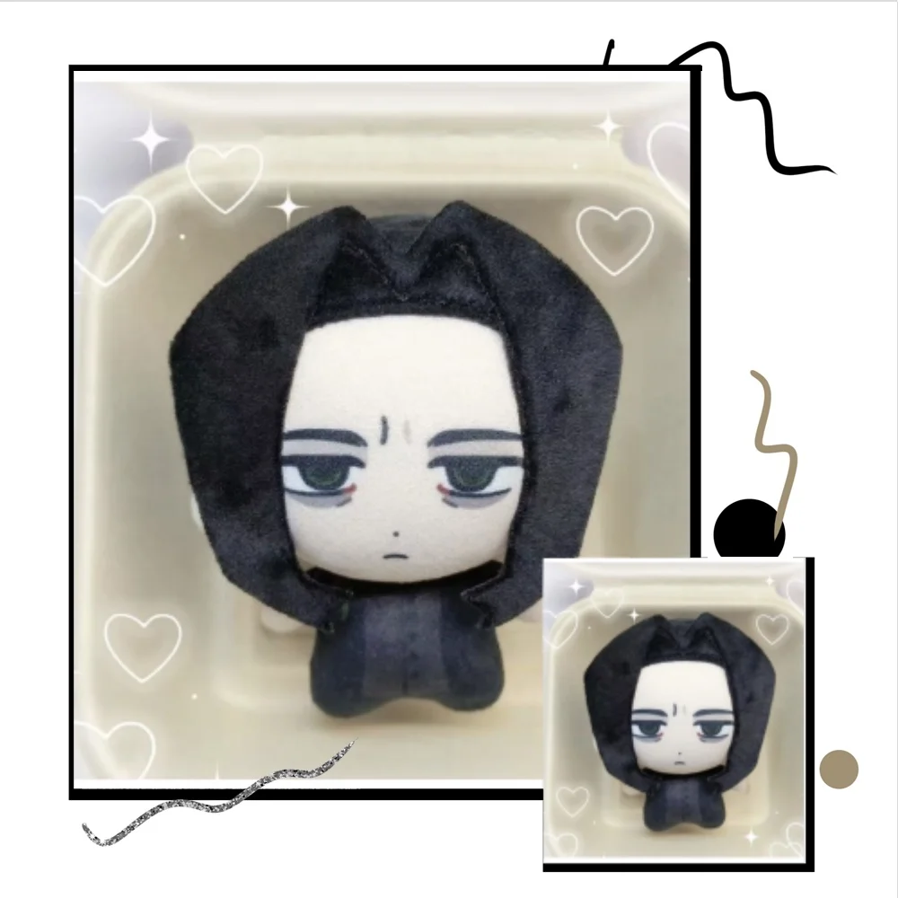 Nuevo Mini Charm de Mochila de 10cm de Severus Snape y Sirius Black, Muñeco de Peluche Adorable de Anime, Decoración para Bolsos, Regalo de Cumpleaños