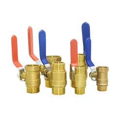 Brass 1/2 3/4 1inch Male Female Thread Valve Connector Copper Tap Hose Fittings Brass Metal Thread Repair Coupler Joint