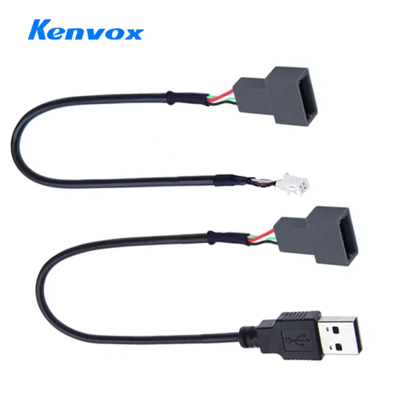 4-контактный USB-кабель для Hyundai и Kia, USB-коннектор (женский-мужской) для Android-мультимедийных адаптеров