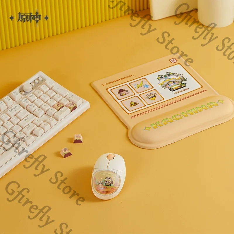 

Genshin Impact Kachina Pixel Series Genuine Keycaps Set Silent Mouse Cosplay Resin Keyboard Cap Ornaments Mat Gifts