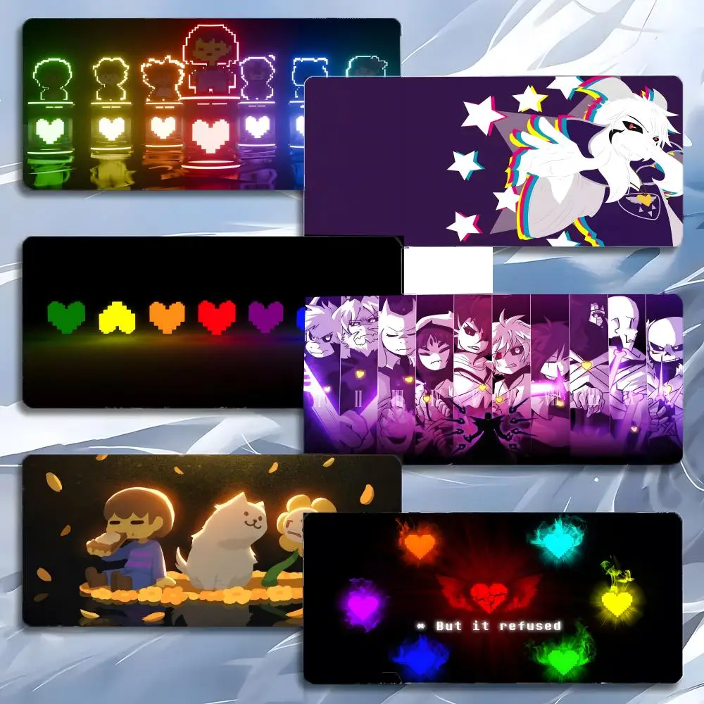 indie rpg pixel game U-Undertale Mouse Pad Mousepad Large Gaming LockEdge Thickened PC Table Desk Mat