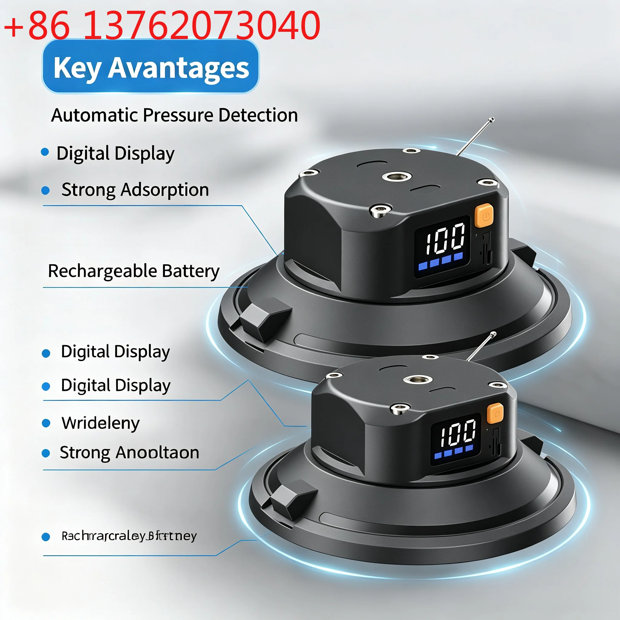 4.5 6 Inch  Hand Pump Suction Cup Electric Vehicle Strong Shock Absorption Camera Photography Fixed Shooting Suction Cup Bracket