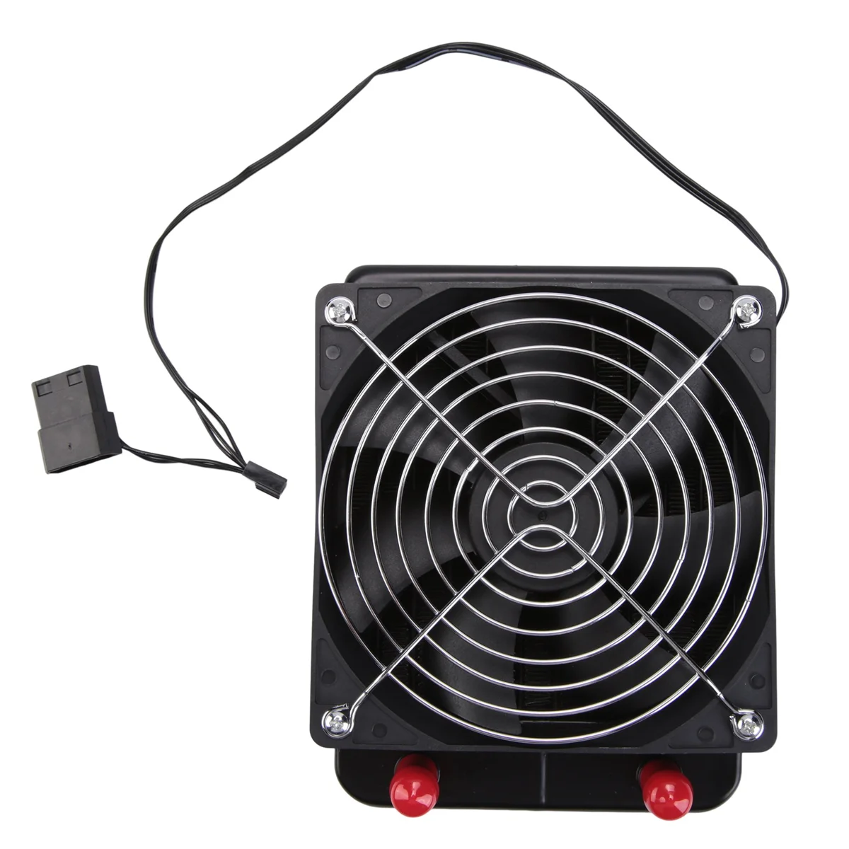 120mm 10 Pipe Water Cooling CPU Cooler Row Heat Exchanger Radiator with Fan for PC Computer LED Water Cooling System