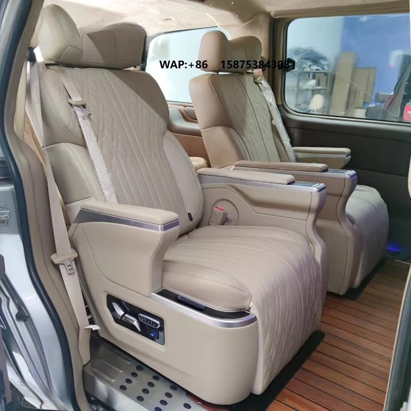 

Luxury Leather Modified Aviation Car Seat Massage Chair Functions for Vito V-class W447 Hiace
