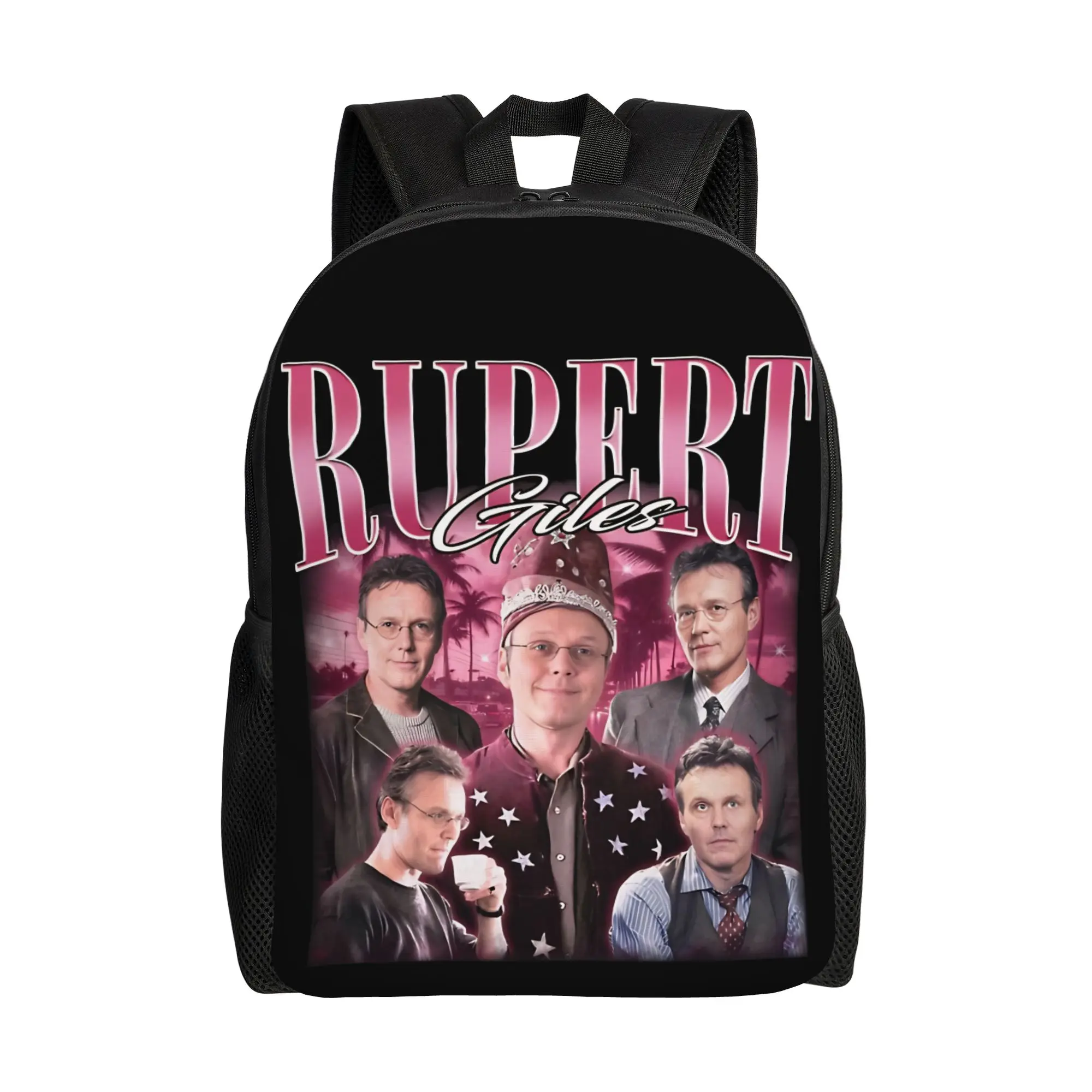 Rupert Giles Buffy the Vampire Slayer Backpack for Men Women Teenage High School Business Daypack Laptop Computer Shoulder Bag
