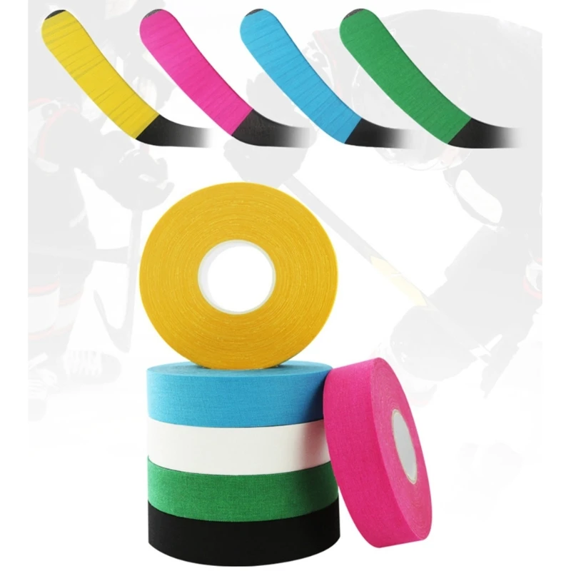 Cinta palo Hockey 25mm x 25m, cinta deportiva Hockey con agarre antideslizante, cinta Hockey sobre