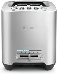 Die-Cast Smart Toaster 2 Slice BTA820XL, Brushed Stainless Steel