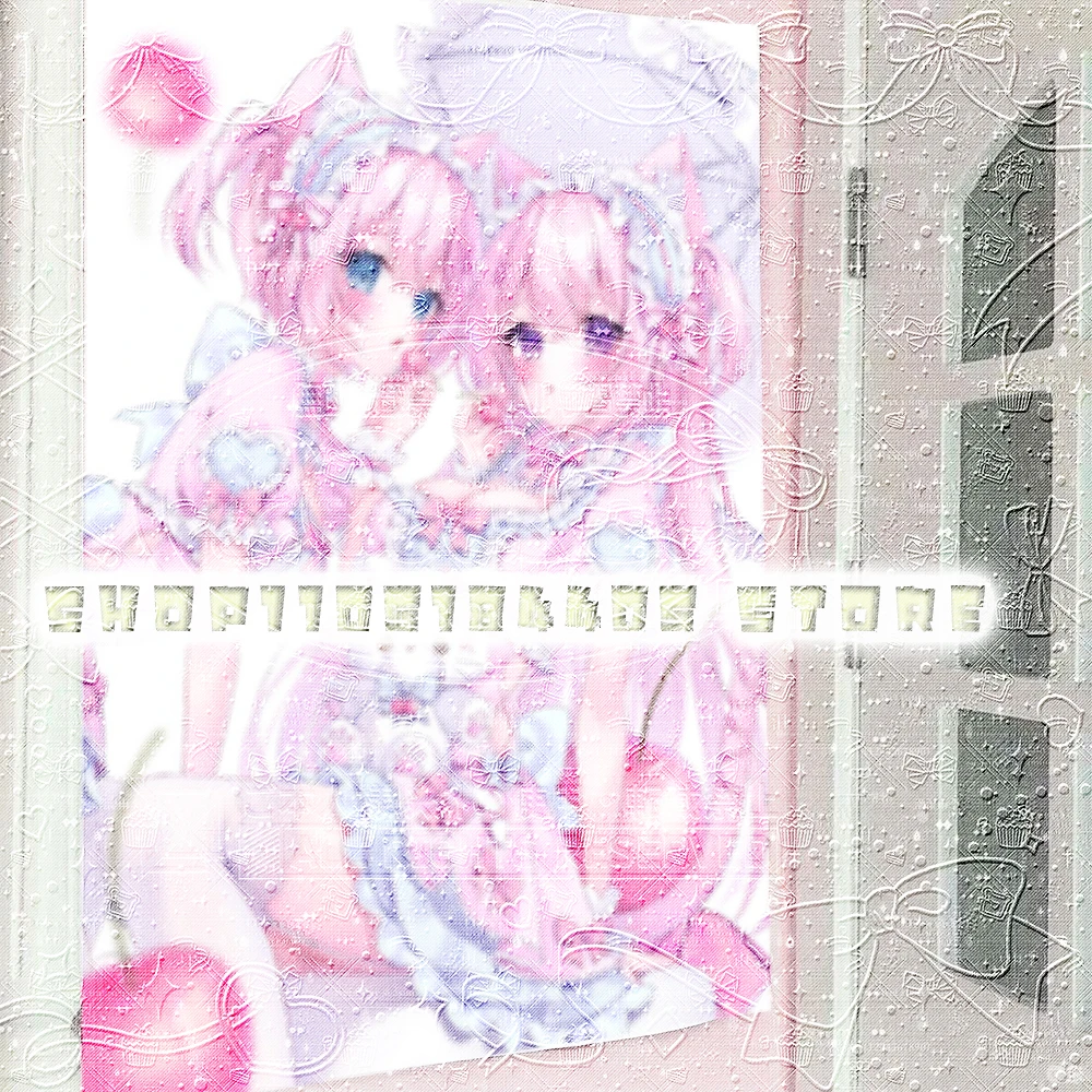 やみかわいい Yami Kawaii ロリータ Lolita Light Tone Anime Girl Tapestry ハラジュク Harajuku Lemon Fruit Soft Pastel Watercolor Wall Hanging Gen