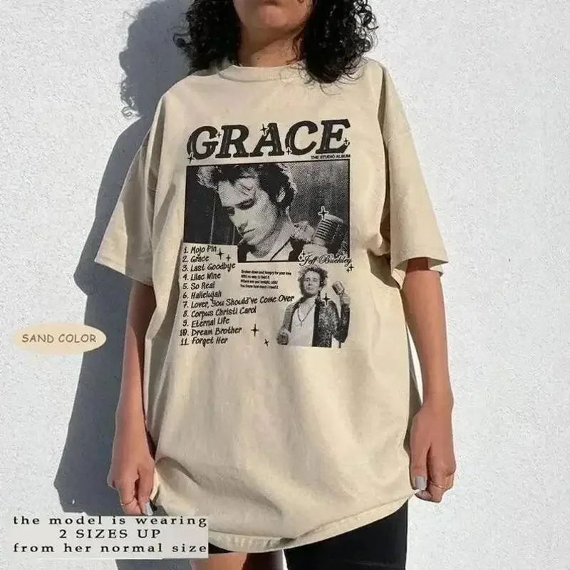 Jeff Buckley Mystery White Boy Tour 1995 Music T Shirt Great for Fans Anniversary