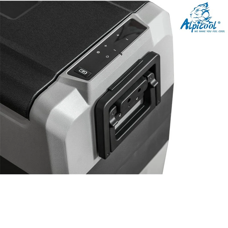 ثلاجة ضاغط سيارة أتوماتيكية ، ثلاجة فريزر محمولة ، تبريد سريع ، مبرد نزهة خارجي ، 12 فولت ، 36 لتر ، 50 لتر ، 60 لتر