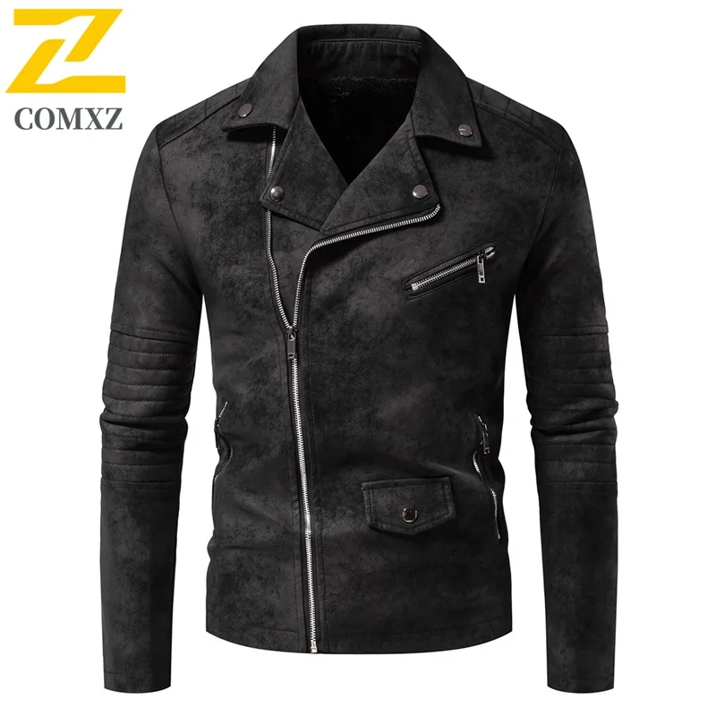 

Men Casual Jacket Fashionable and Versatile Retro Washed Windproof Breathable Lapel Motorcycle Jacket Street Travel Men Clothing